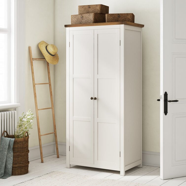 Simple deals white wardrobe